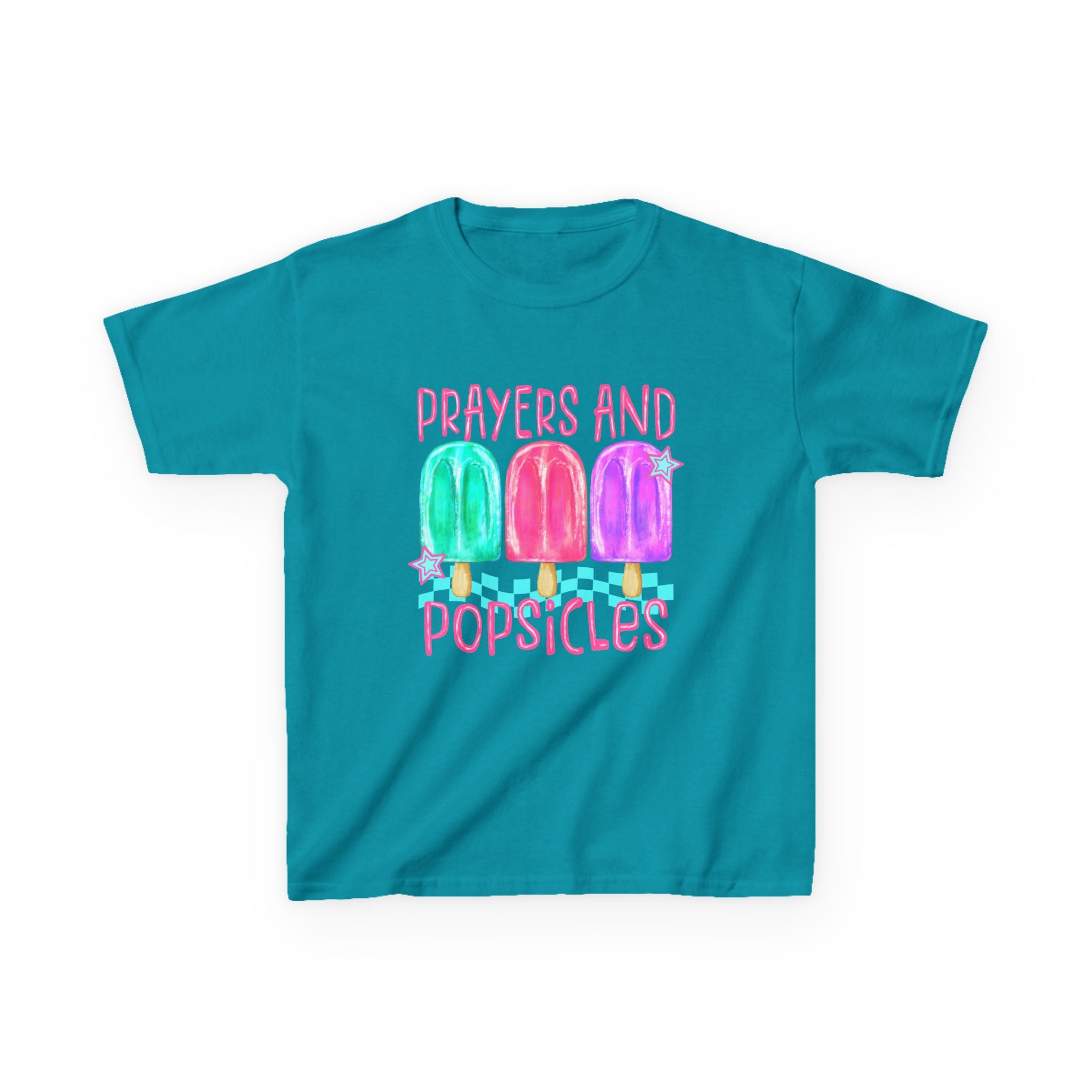Kids Tee — "Prayers and Popsicles"