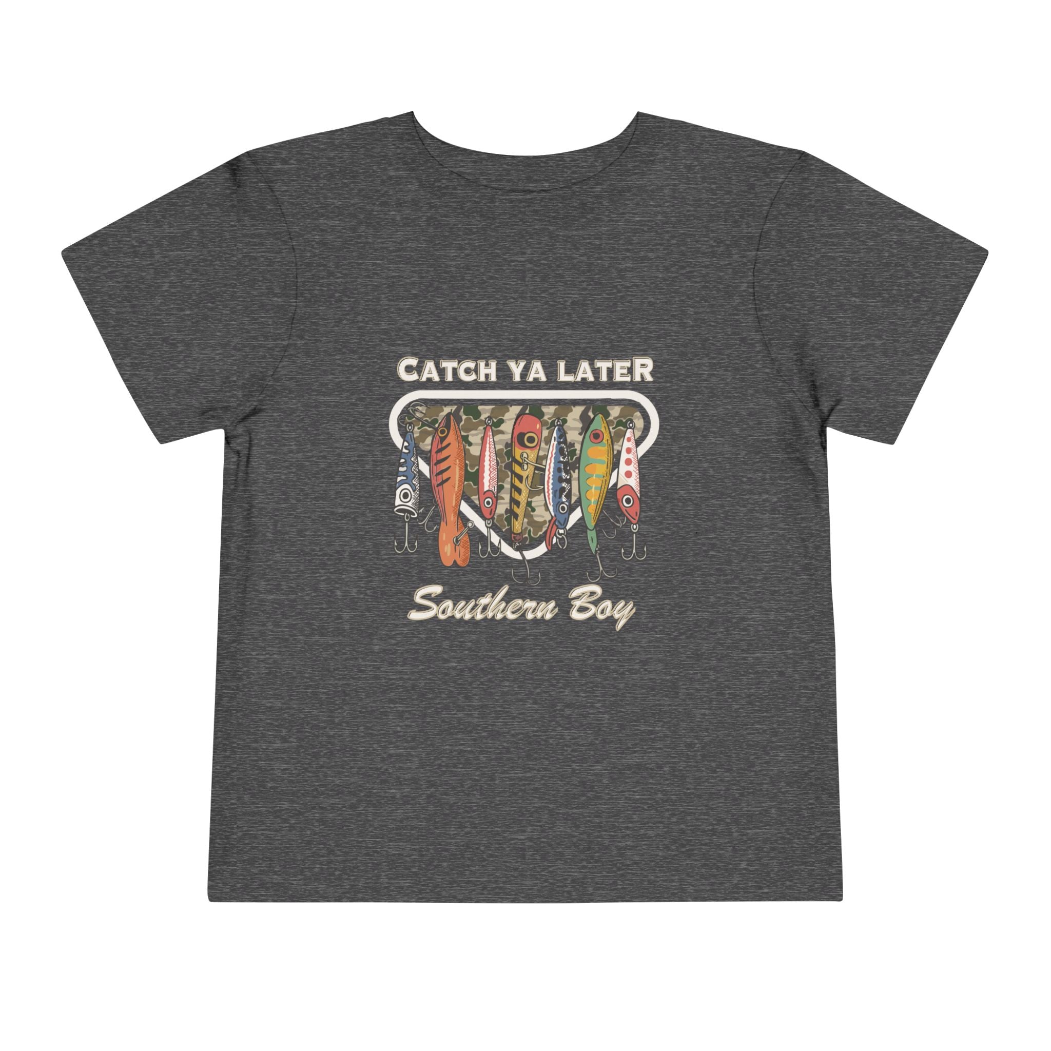 Toddler Fishing Tee  "Catch Ya Later Southern Bay" Graphic