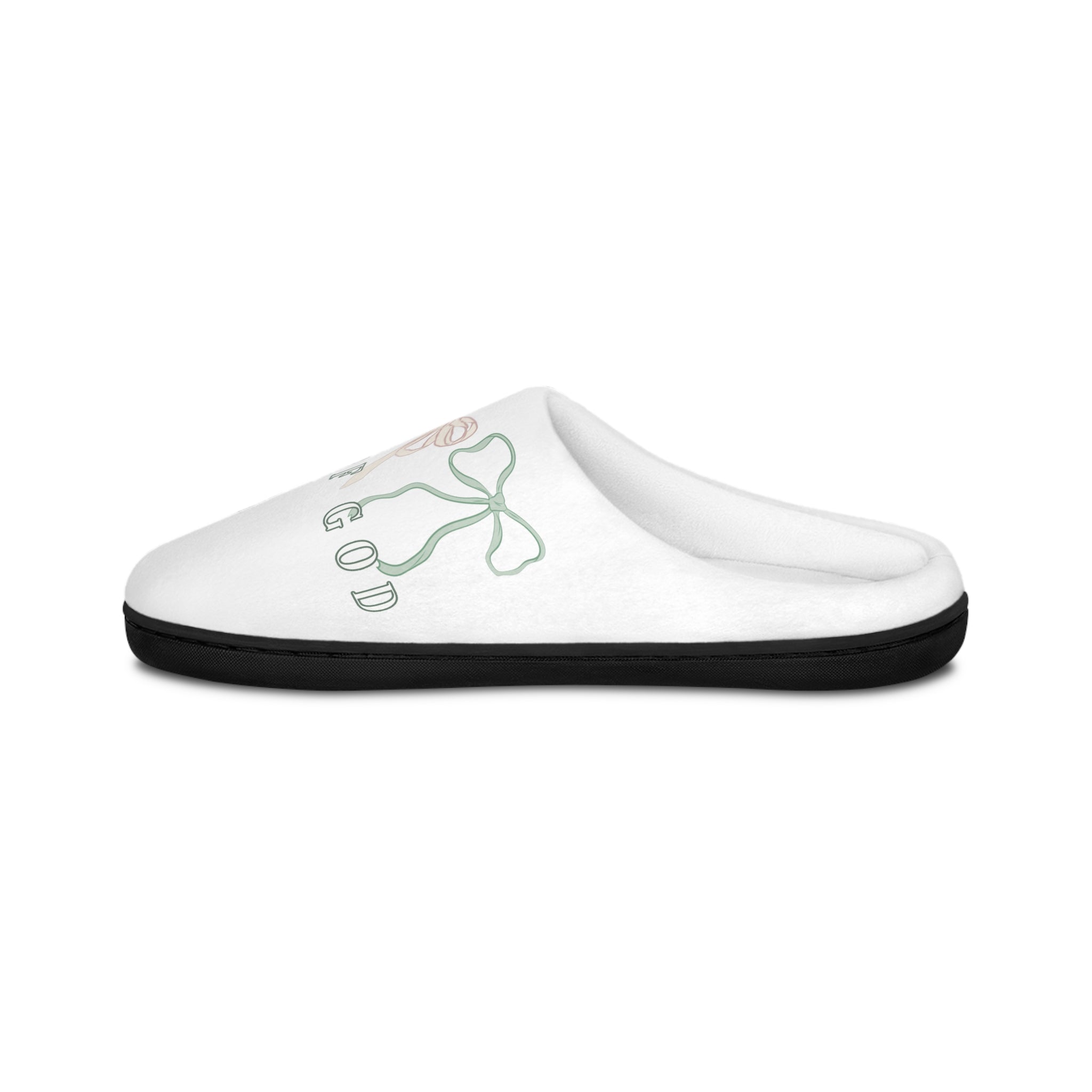 Women's Indoor Slippers  'Child of God' Pastel Bow