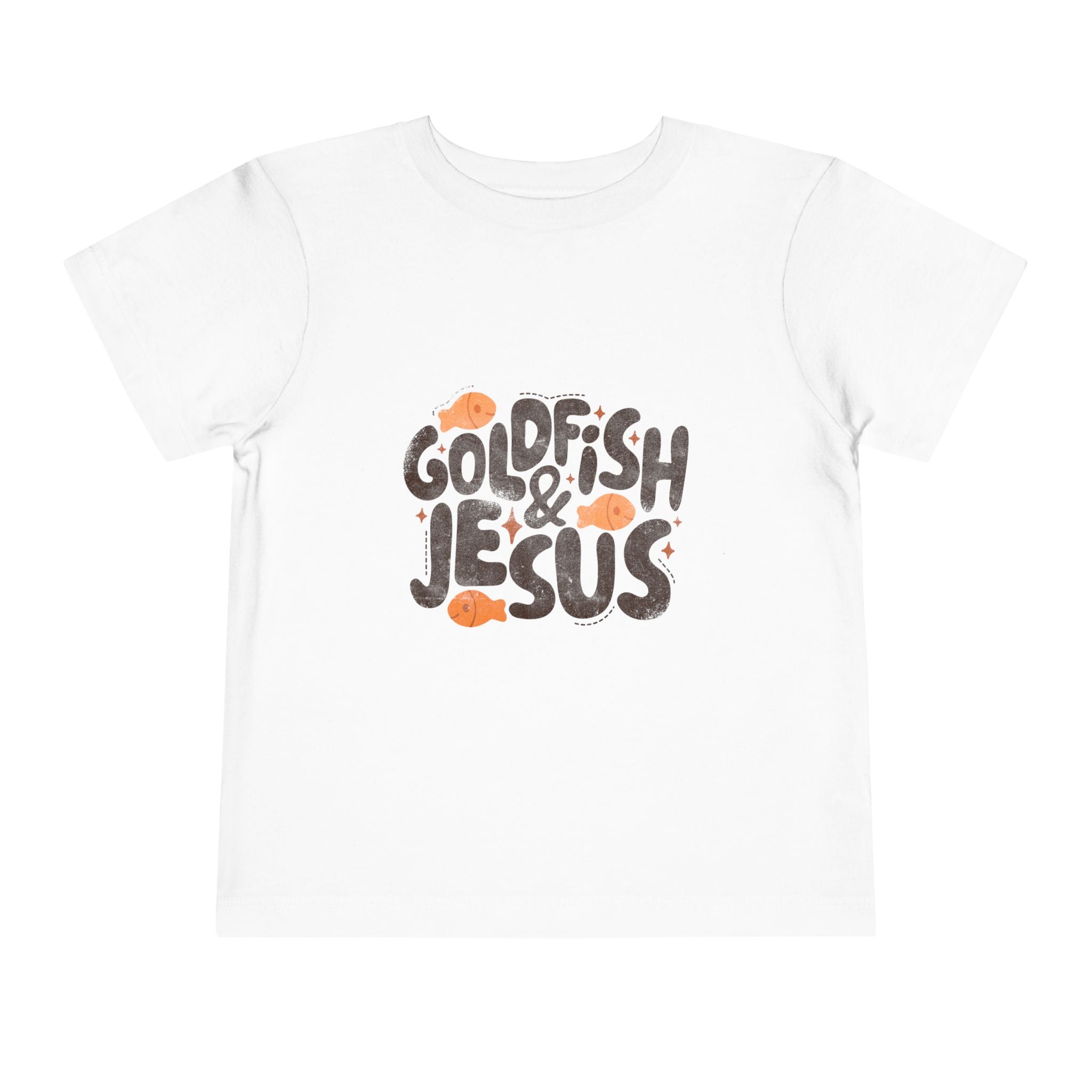 Goldfish & Jesus Toddler Tee — Cute Christian Kids Shirt