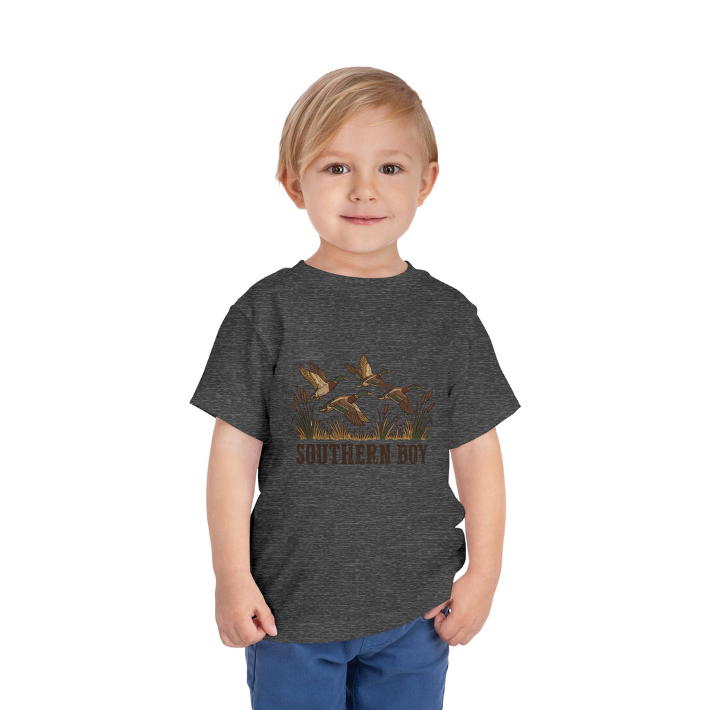 Toddler Tee — "Southern Boy" Duck Hunting Graphic