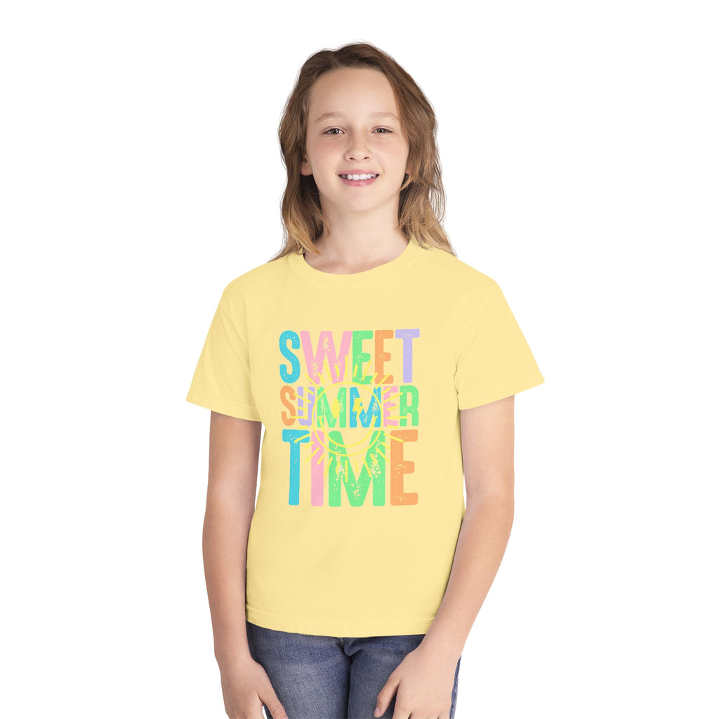 Sweet Summer Time Youth Tee  Pastel Beach Vibes