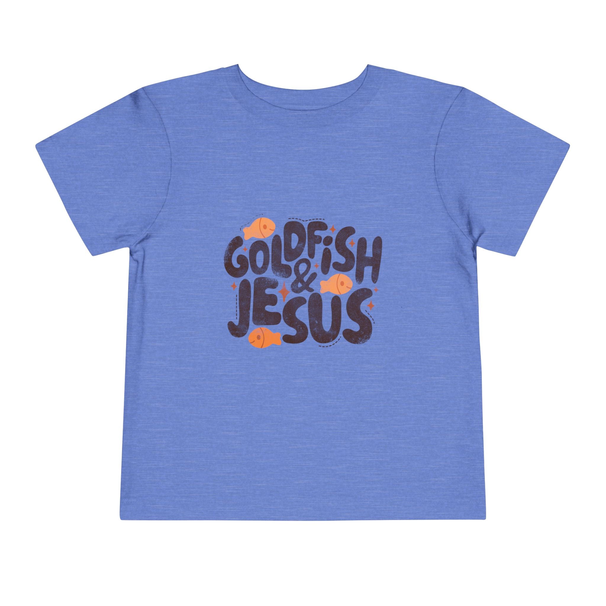 Goldfish & Jesus Toddler Tee — Cute Christian Kids Shirt