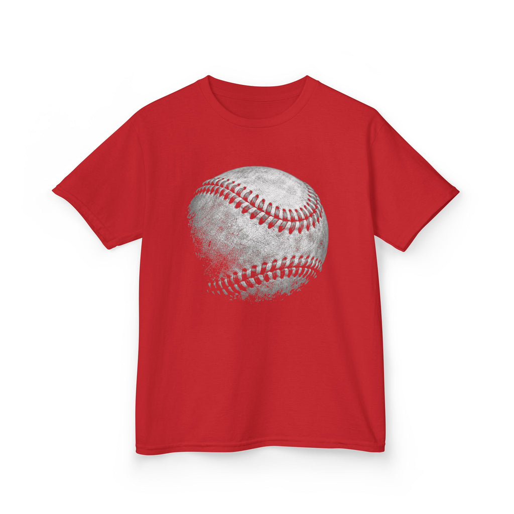 Kids Baseball Tee  Vintage Softball Graphic Shirt for Young Players