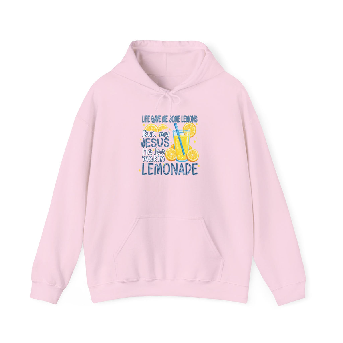 Christian Lemonade Hoodie – "Life Gave Me Lemons, Jesus Made Lemonade" Cozy Faith Sweatshirt