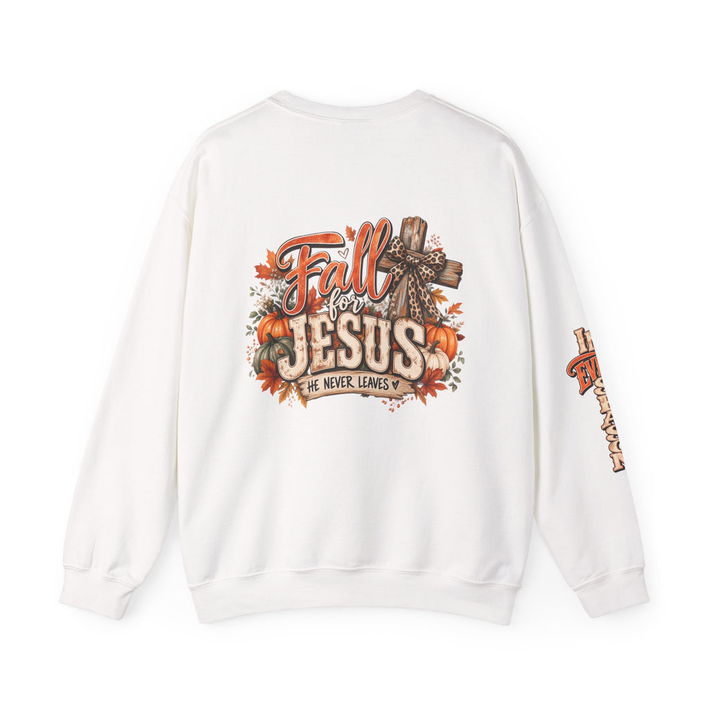 Fall for Jesus Sweatshirt — Christian Autumn Crewneck