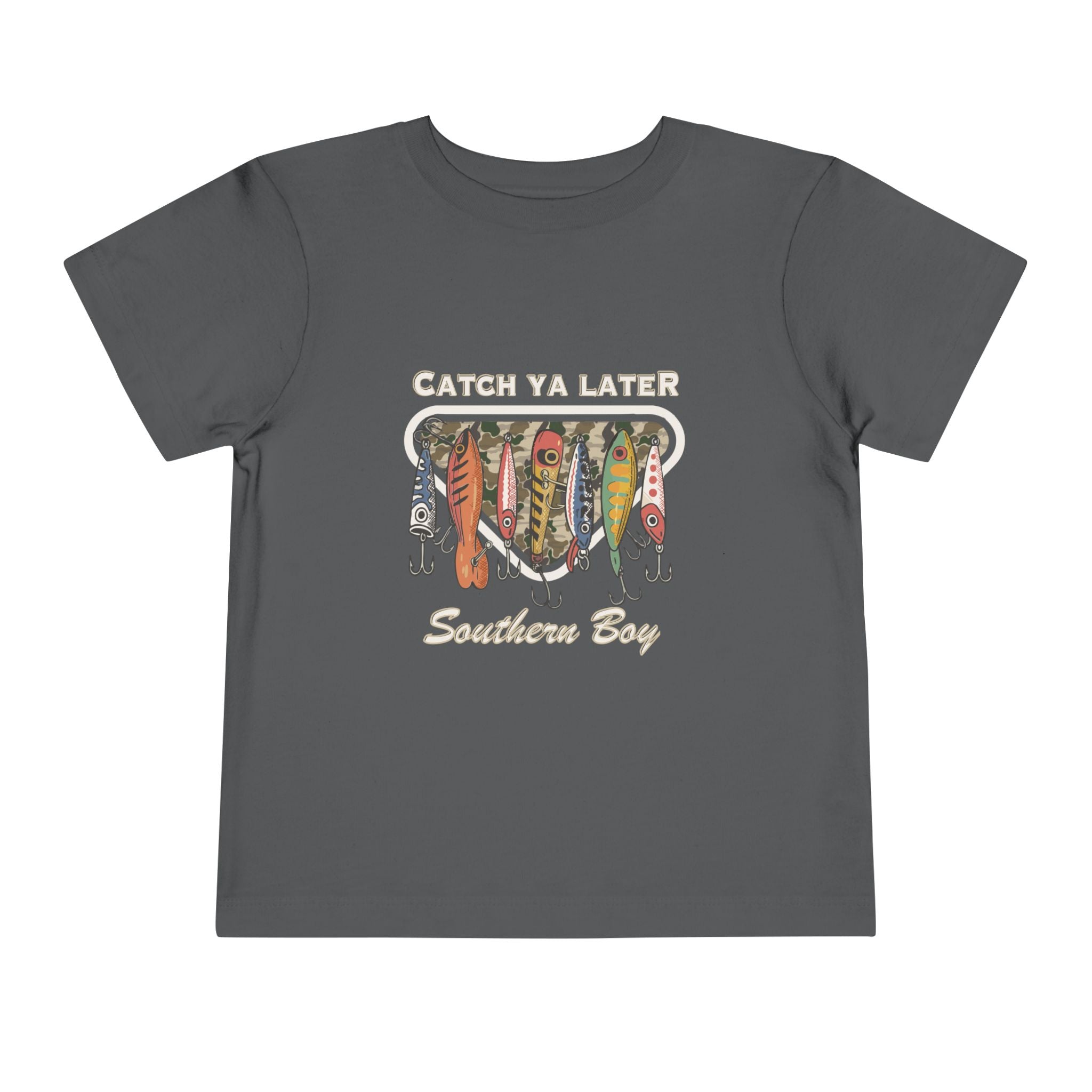 Toddler Fishing Tee  "Catch Ya Later Southern Bay" Graphic