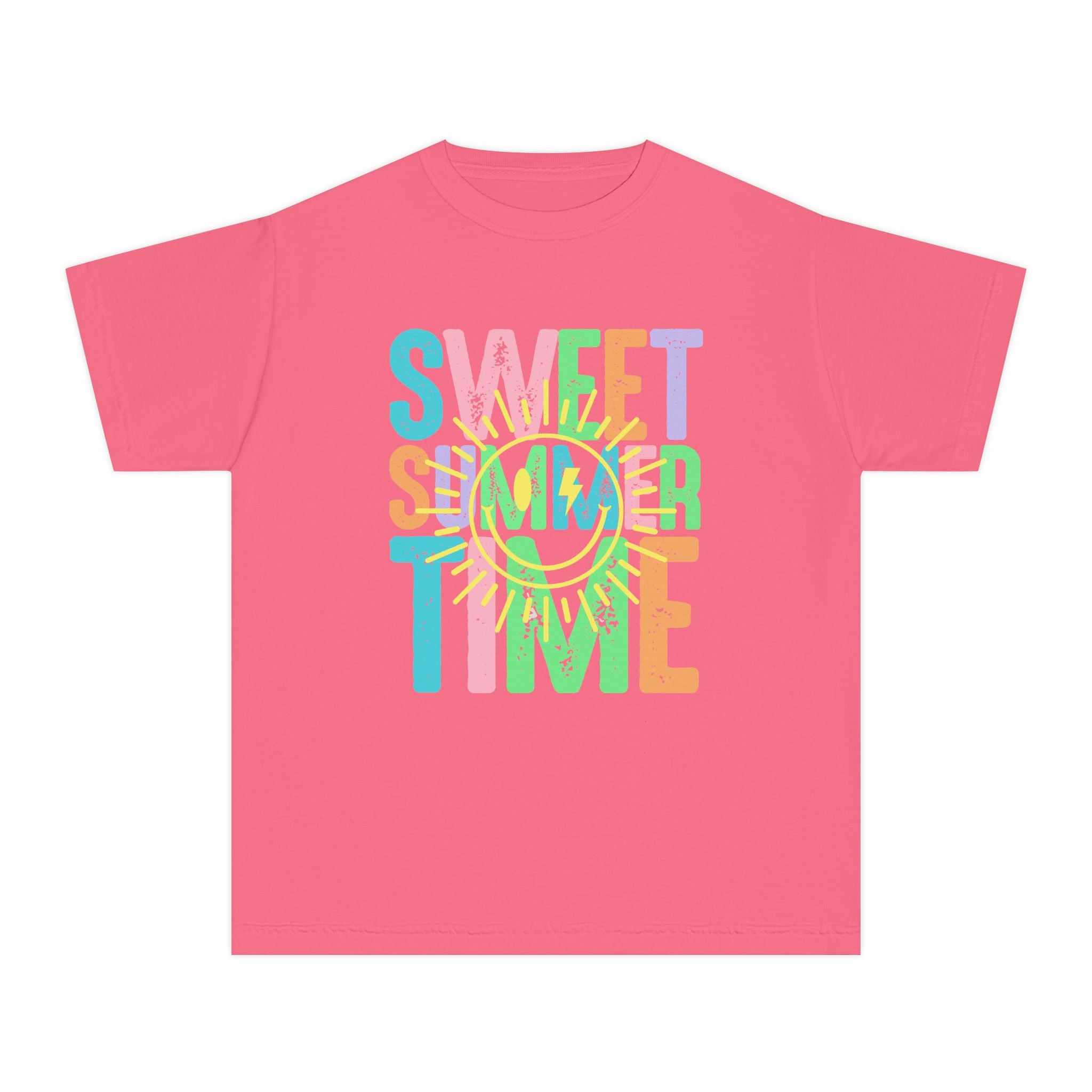 Sweet Summer Time Youth Tee  Pastel Beach Vibes