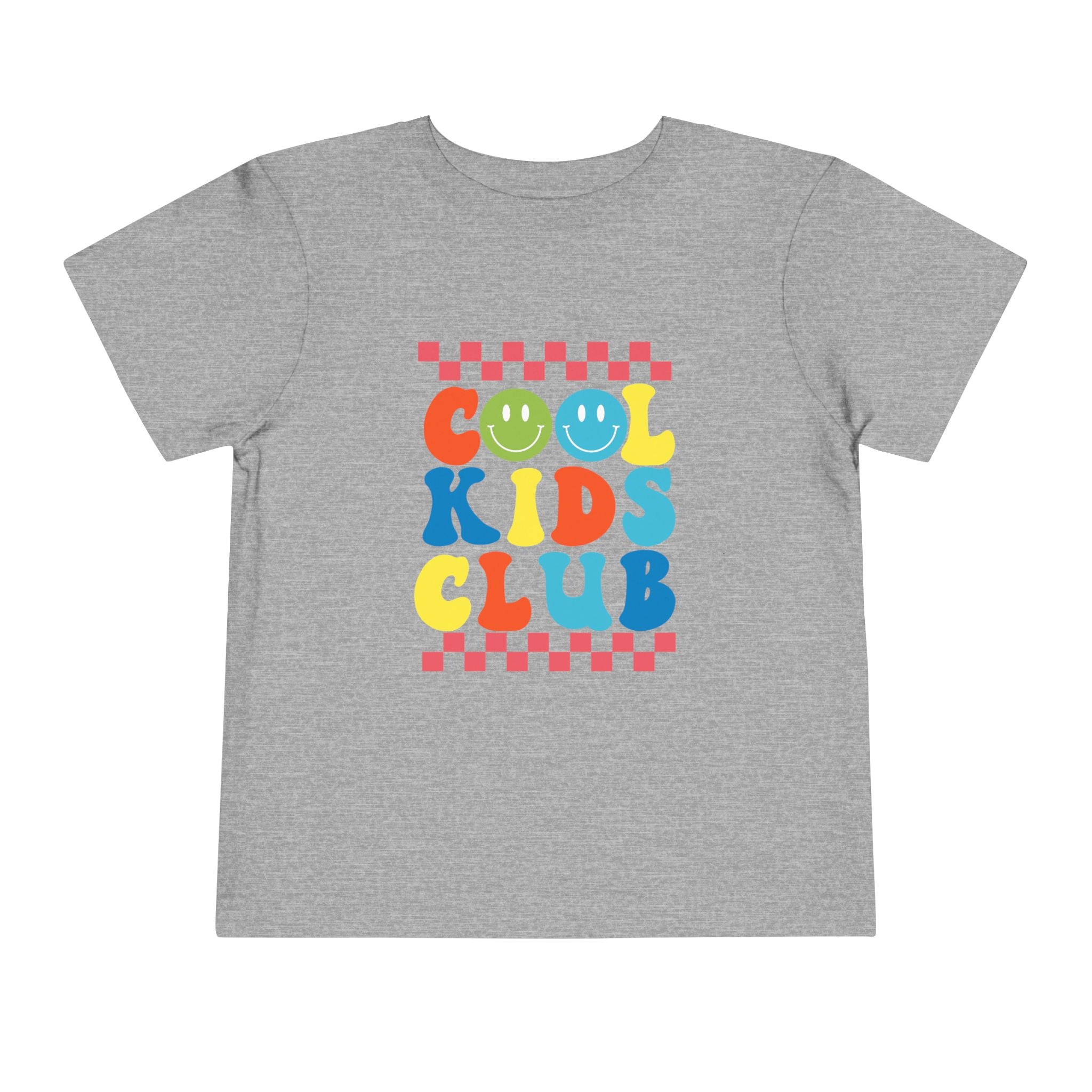 Cool Kids Club Toddler Tee — Colorful Retro Graphic Shirt